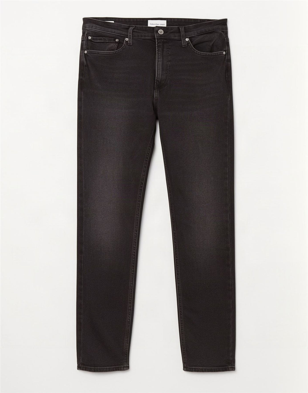 Jeans slim da uomo Calvin Klein W36 L34 cotone grigio
