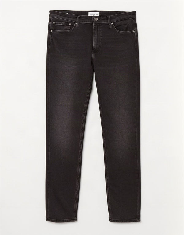 Jeans slim da uomo Calvin Klein W36 L34 cotone grigio