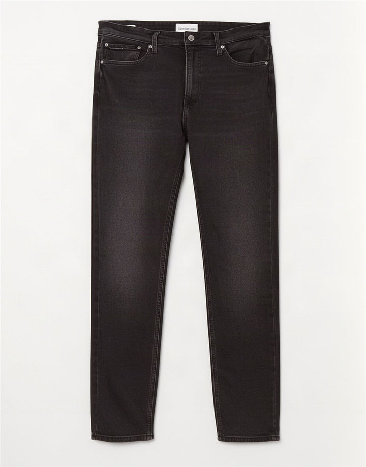Jeans slim da uomo Calvin Klein W36 L34 cotone grigio
