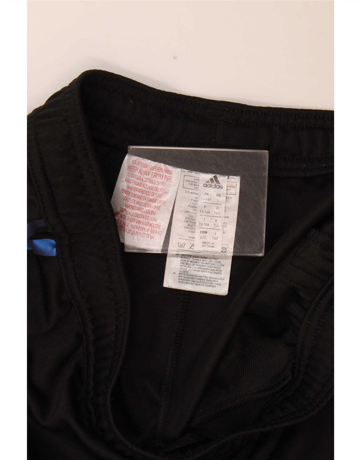 Pantaloni della tuta Adidas Climacool da ragazzo 13-14 anni in poliestere nero