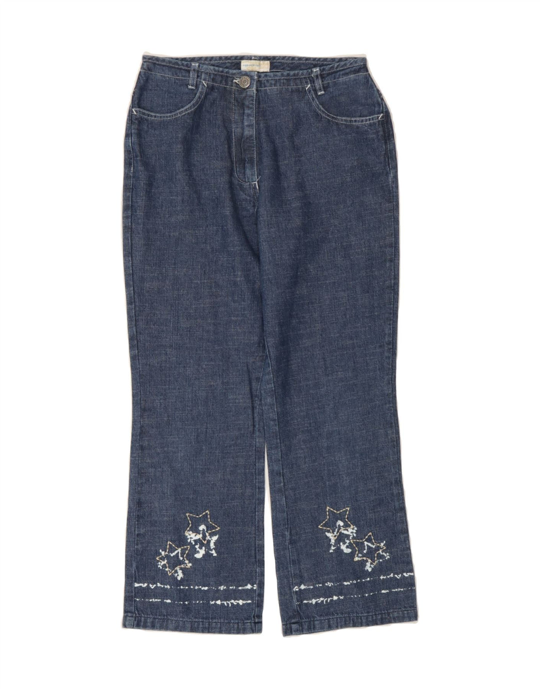 PEPPERINO Womens Cropped Jeans W26 L24 Blue Vintage Pepperino and Second-Hand Pepperino from Messina Hembry 