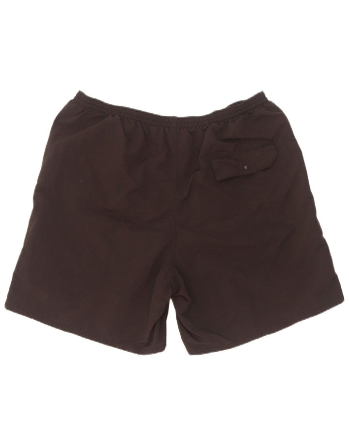 Pantaloncini da bagno da uomo Patagonia grandi in nylon nero