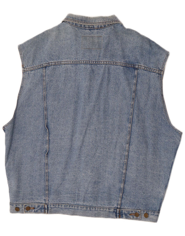 Gilet in denim da uomo Arizona Jeans UK 46/48 3XL Cotone blu