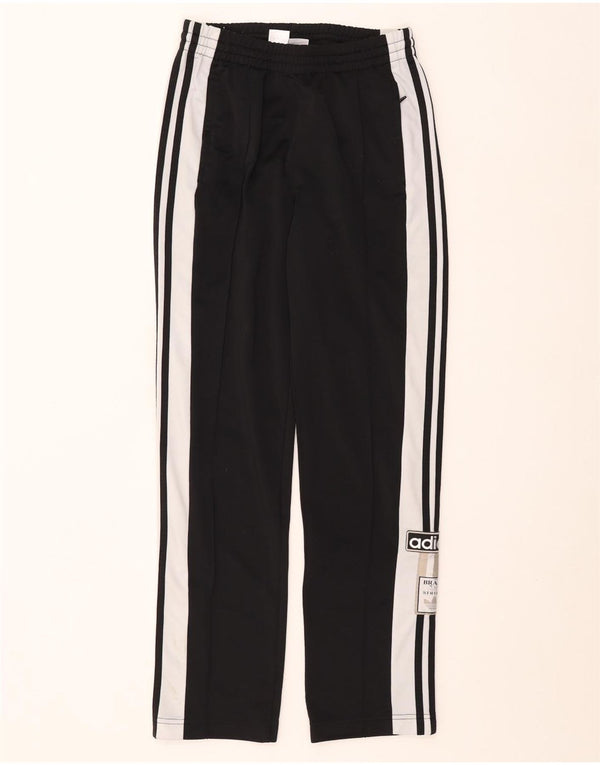 Pantaloni da tuta grafica da uomo Adidas UK 8 Small Black Colourblock