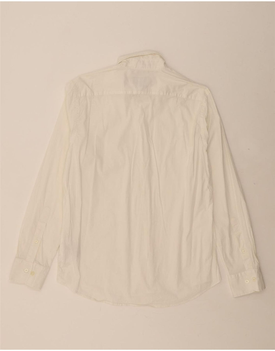 MARLBORO CLASSICS Mens Slim Fit Shirt XL White Cotton Vintage Marlboro Classics and Second-Hand Marlboro Classics from Messina Hembry 