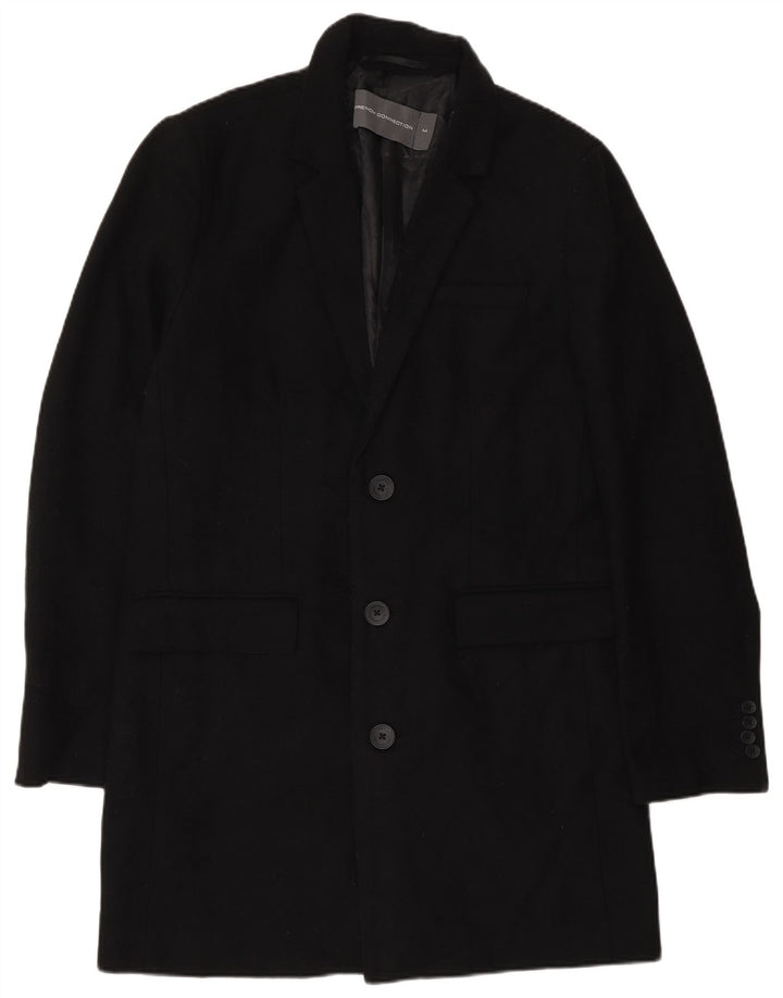 Cappotto da uomo French Connection UK 38 Lana nera media