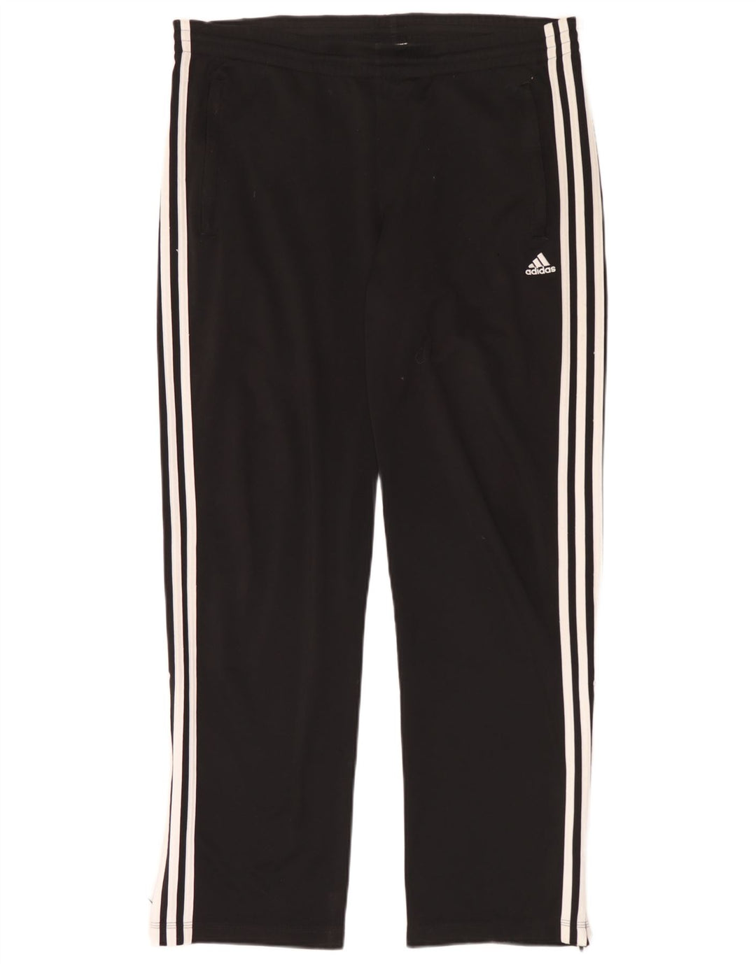 Pantaloni da tuta da uomo Adidas UK 40/42 Medium Nero Poliestere