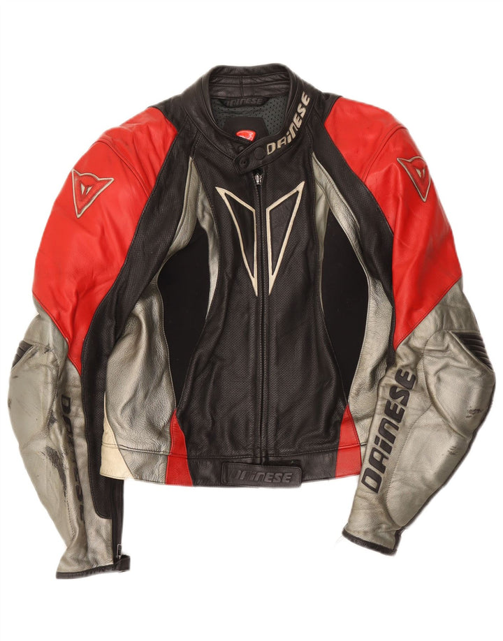 Set da 2 pezzi grafico da uomo Dainese taglia 50 piccolo W34 L28 motociclista nero