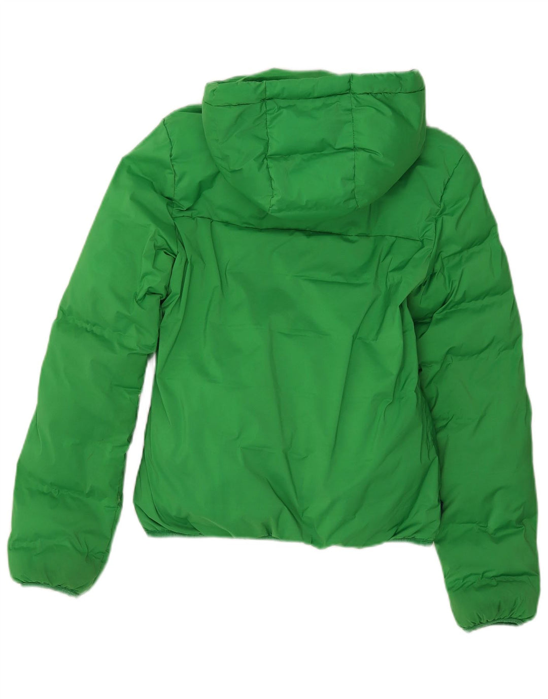 Giacca imbottita con cappuccio da donna Superdry UK 8 Small Verde Poliestere
