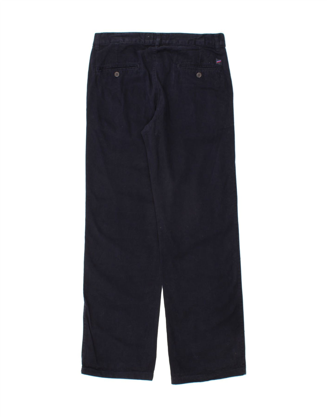 DANIEL HECHTER Womens Chino Trousers EU 40 Medium W32 L31 Navy Blue Cotton Vintage Daniel Hechter and Second-Hand Daniel Hechter from Messina Hembry 