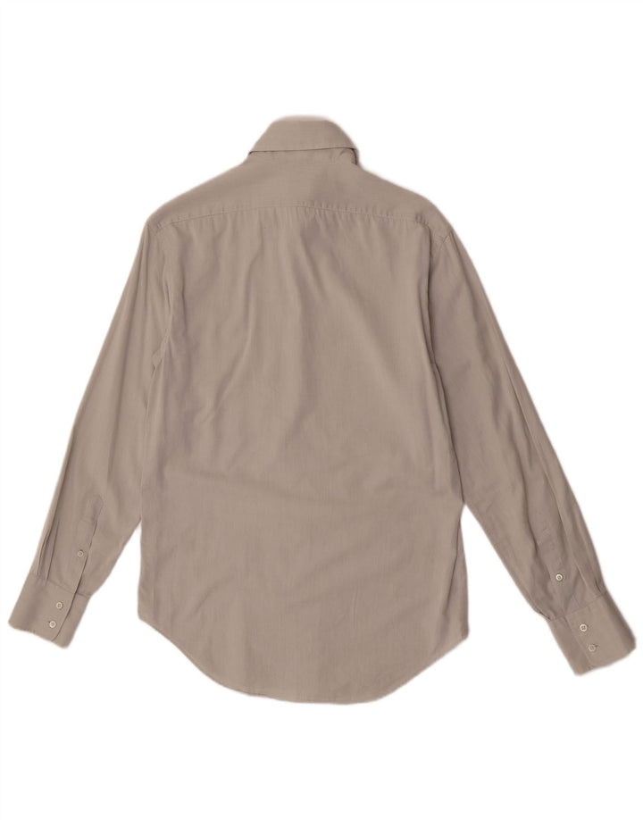 Camicia da uomo Armani Collezioni taglia 39 15 1/2 cotone grigio medio