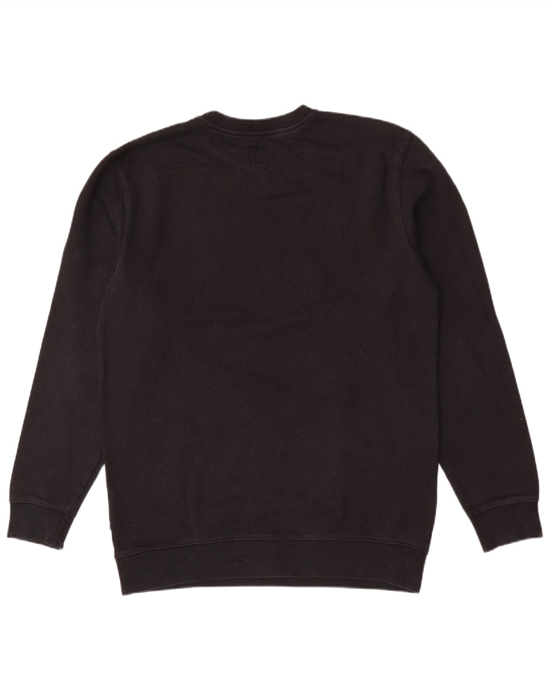 Felpa grafica da uomo Vans, maglione grande, cotone nero
