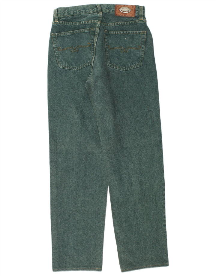 EL CHARRO Jeans dritti da donna W31 L31 cotone verde