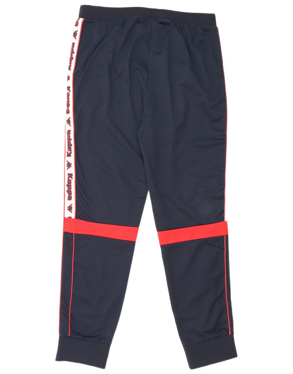 Pantaloni da tuta con grafica Kappa da uomo Joggers XL Blu navy Colourblock