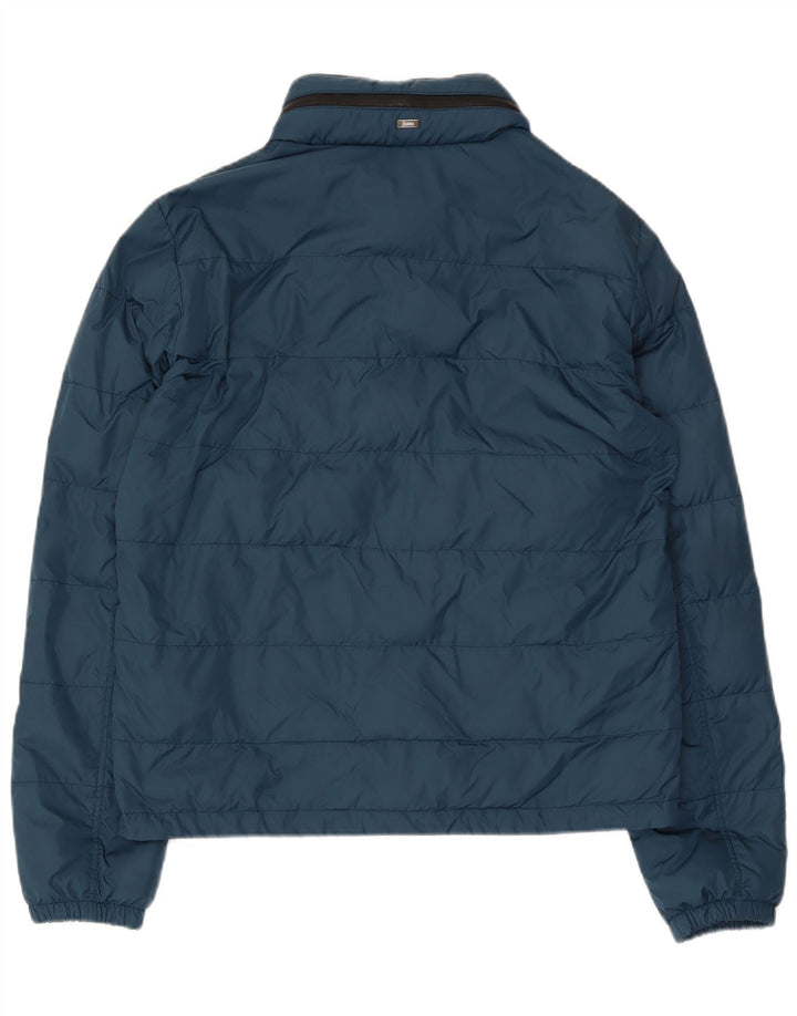 Giacca imbottita da uomo Herno UK 50 Large blu in poliammide