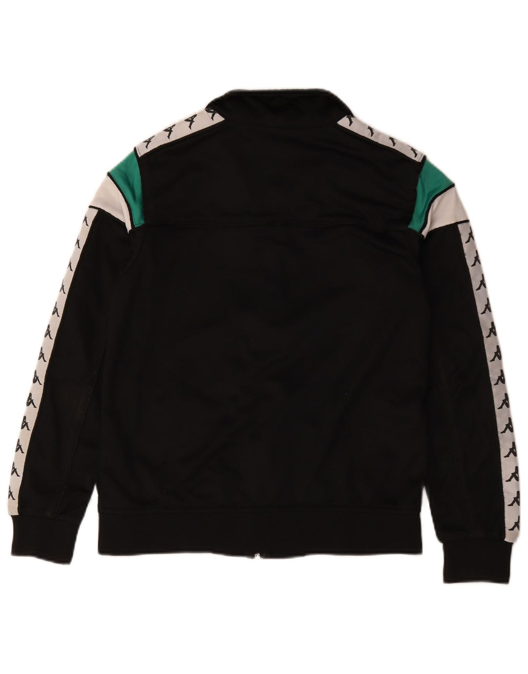 Giacca da tuta grafica Kappa da ragazzo 13-14 anni Colorblock nera