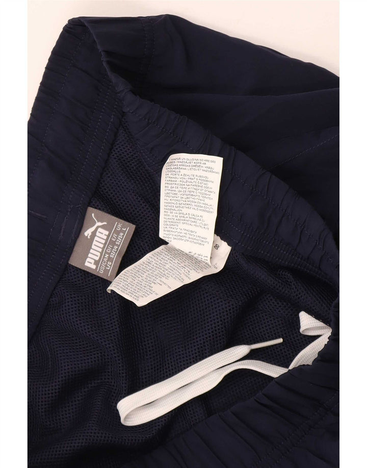 Pantaloni da tuta da uomo Puma Joggers Large Blu Navy Poliestere