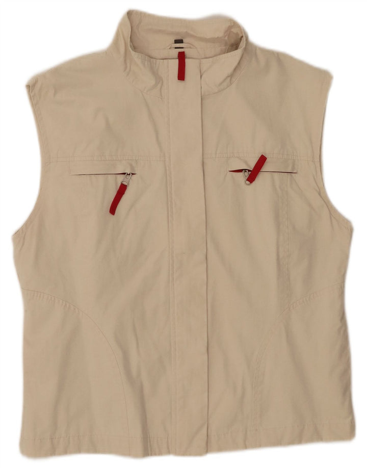 Giacca da ginnastica senza maniche da donna Street One UK 14 Beige medio