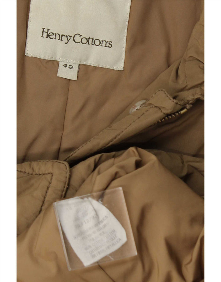 Giacca pratica da donna con cintura Henry Cottons IT 42 medio kaki poliammide
