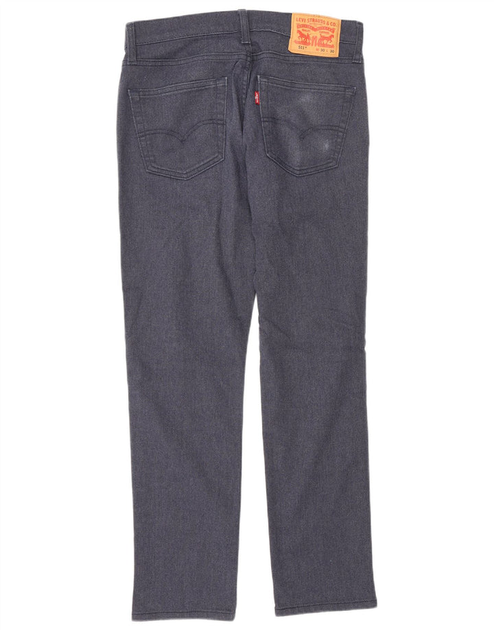 Jeans Levi's 511 Slim da donna W30 L30 in cotone blu navy