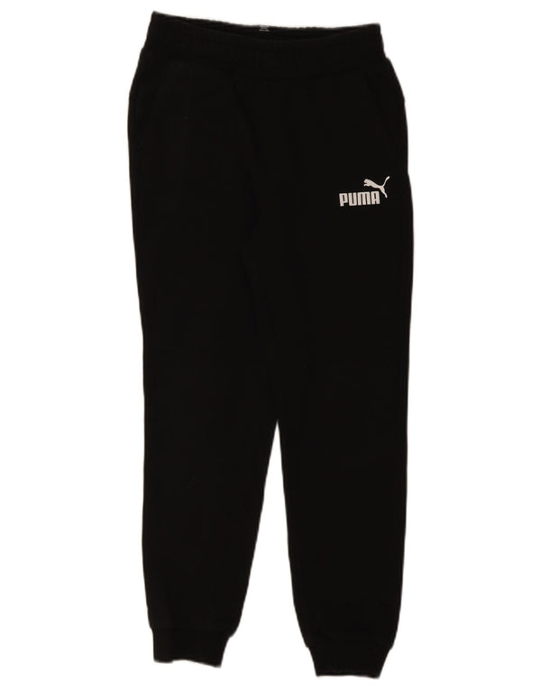 Pantaloni da tuta da ragazzo Puma Joggers 11-12 anni in cotone nero