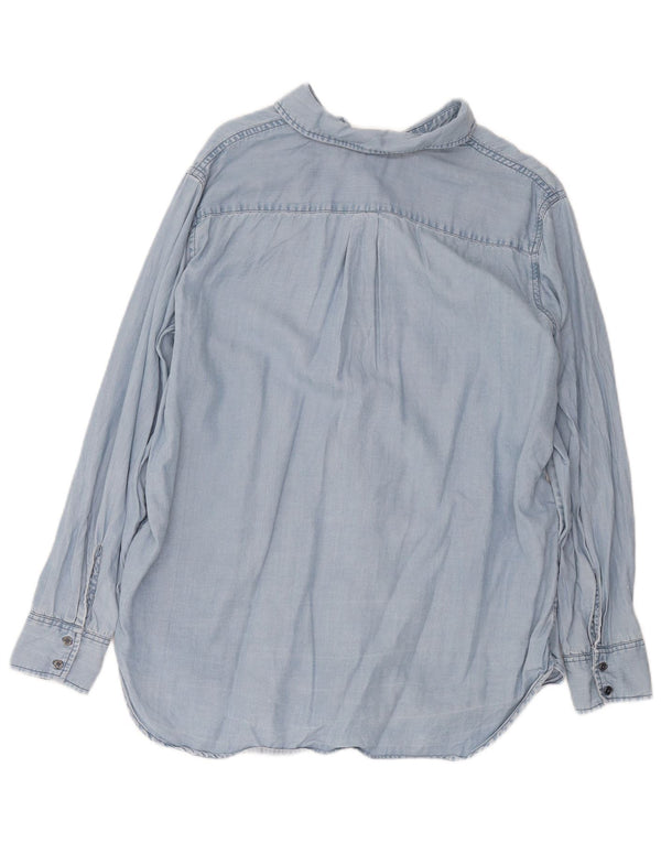 Camicia da donna Boden UK 16 Large Lyocell blu