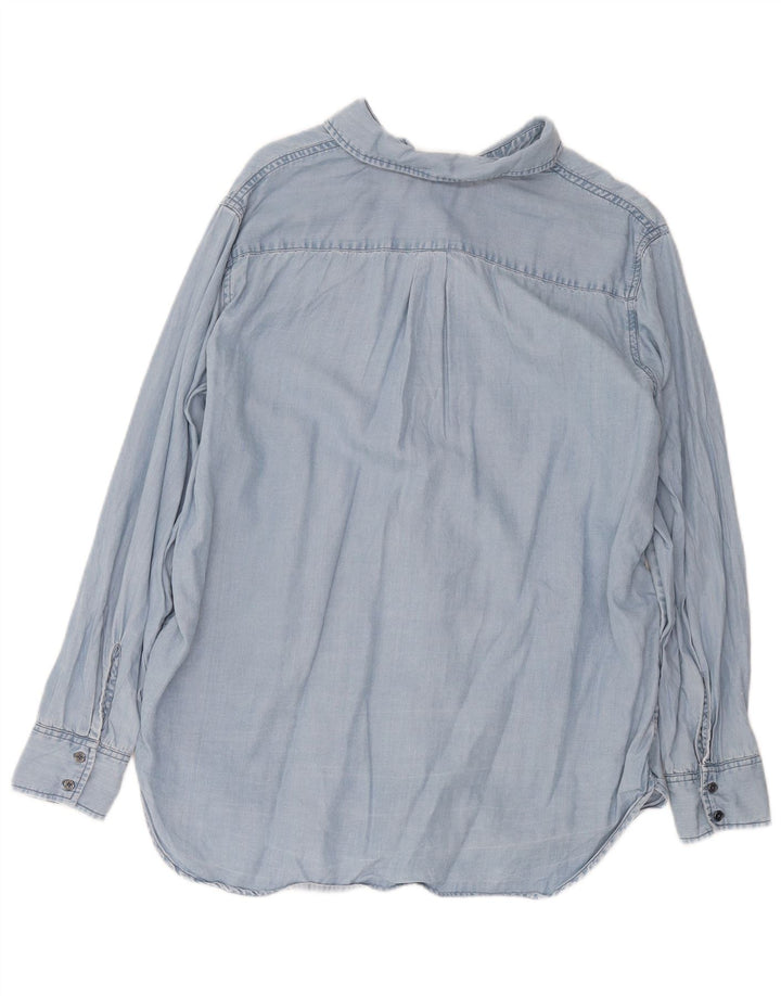 Camicia da donna Boden UK 16 Large Lyocell blu