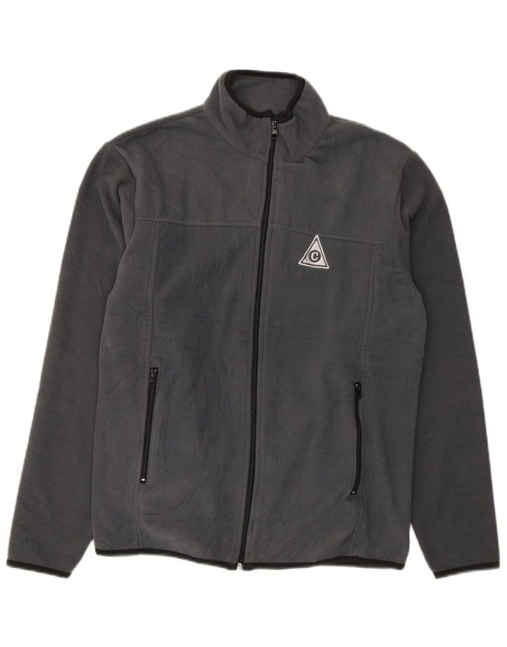 Giacca in pile da uomo Carrera UK 38 Grigio medio