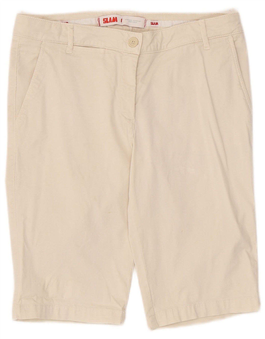 Pantaloncini chino da donna Slam IT 46 Large W32 Cotone Beige