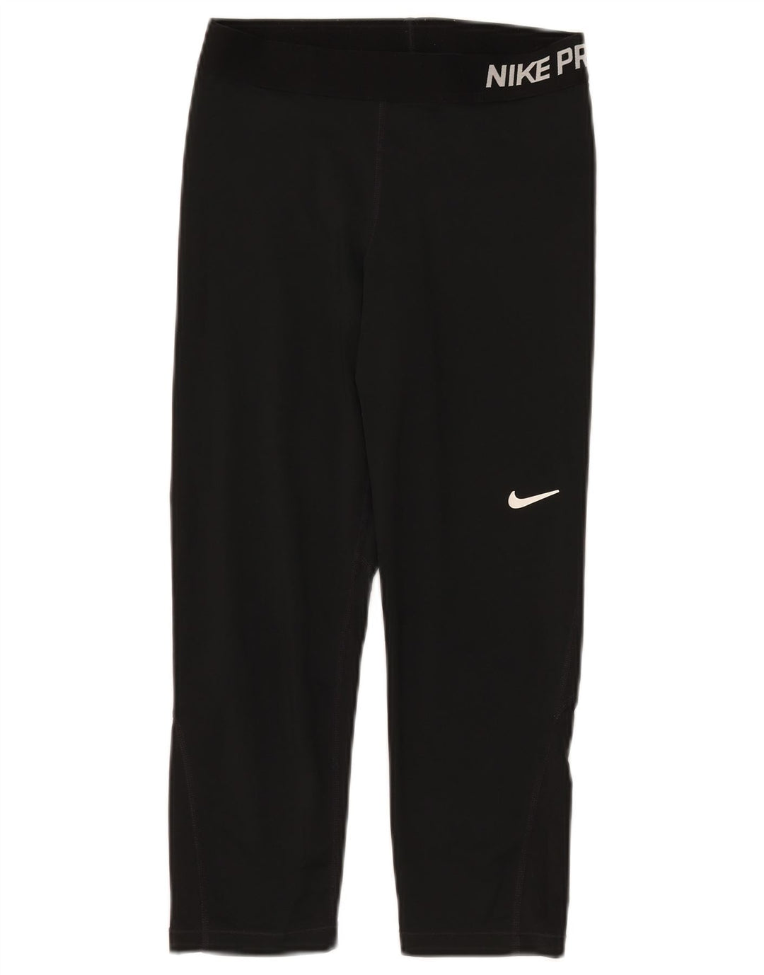 Leggings grafici NIKE Dri Fit da donna, poliestere nero medio