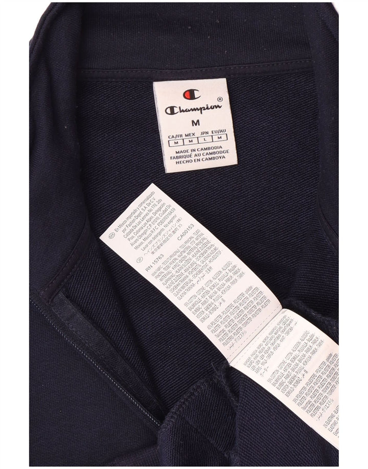 Giacca da tuta da uomo Champion in cotone blu navy medio