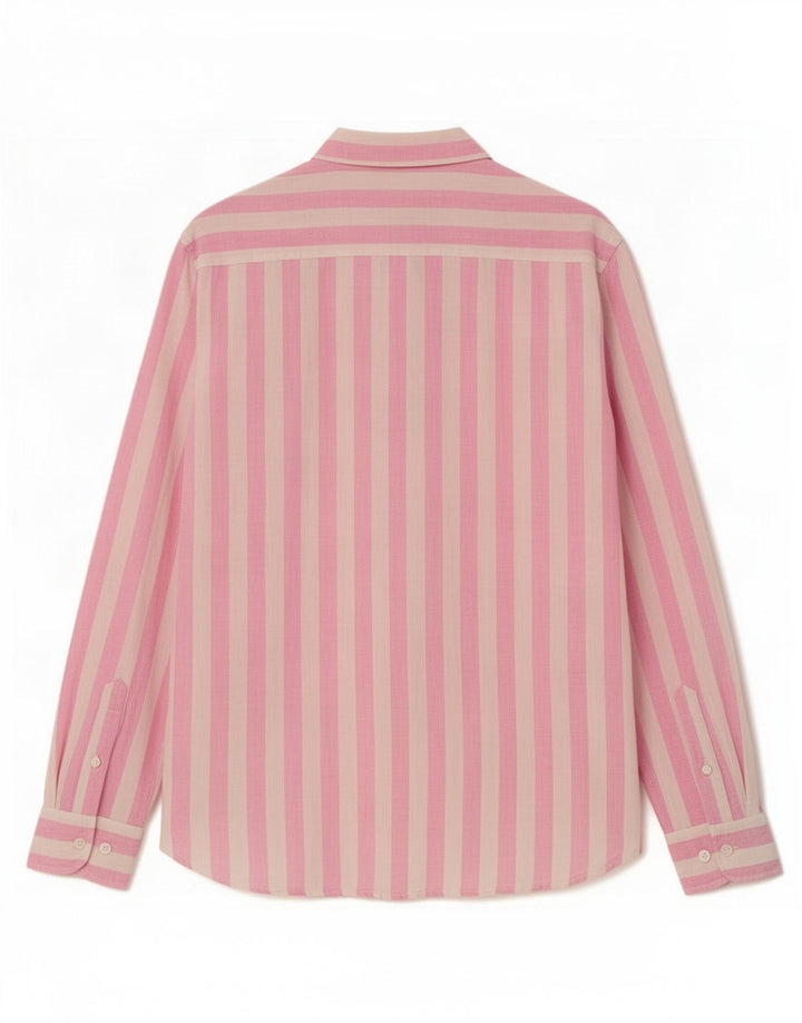 Camicia da uomo Massimo Dutti XL Lino a righe rosa