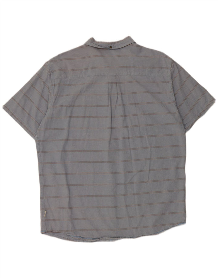 Camicia a maniche corte da uomo O'Neill XL a righe blu
