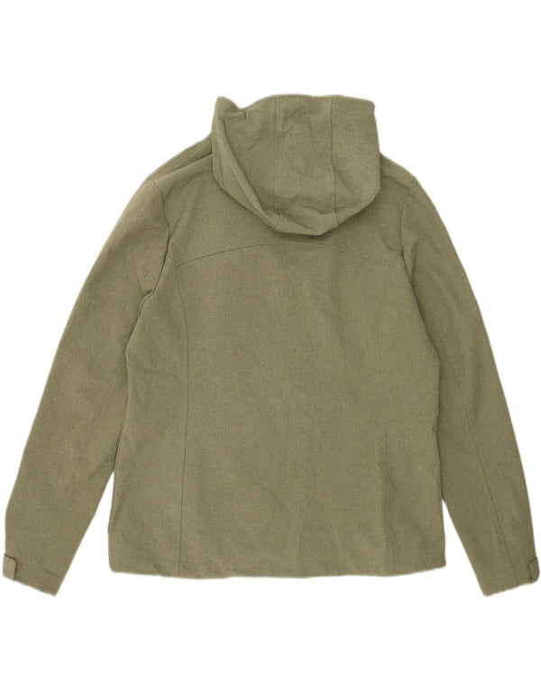 Giacca a vento con cappuccio da donna Mountain Warehouse UK 16 Large Verde