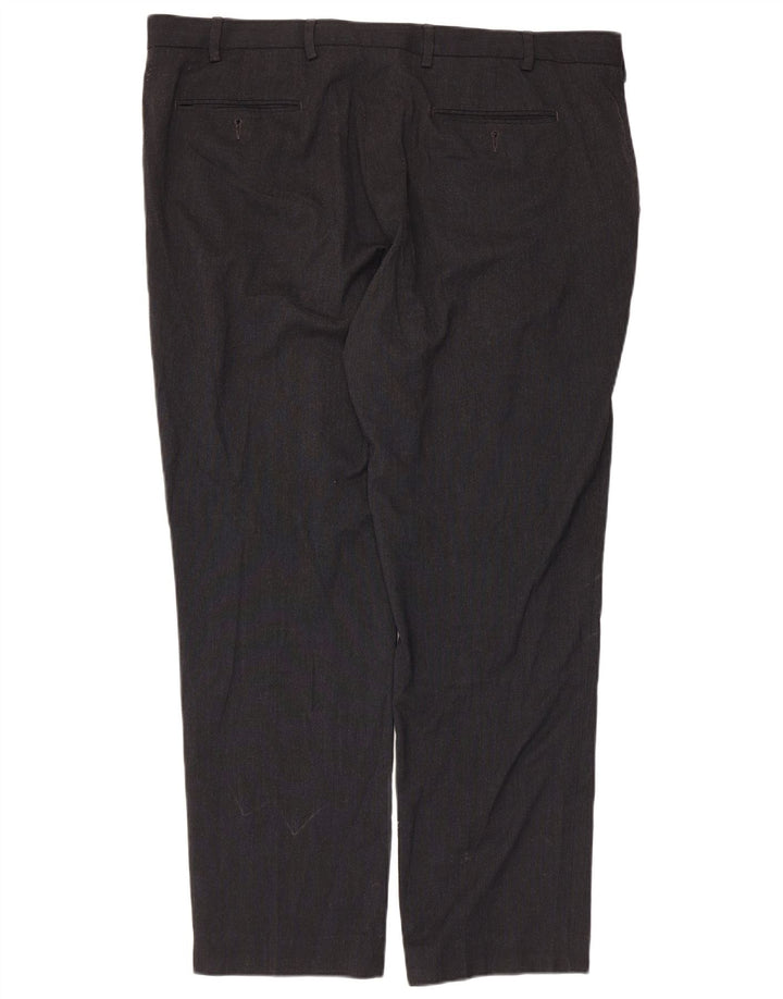 Pantaloni chino dritti su misura da uomo Marks & Spencer W42 L30 neri