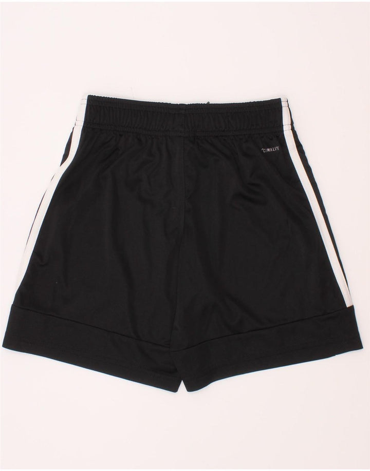 Pantaloncini sportivi Adidas Climalite da ragazzo 9-10 anni in poliestere nero