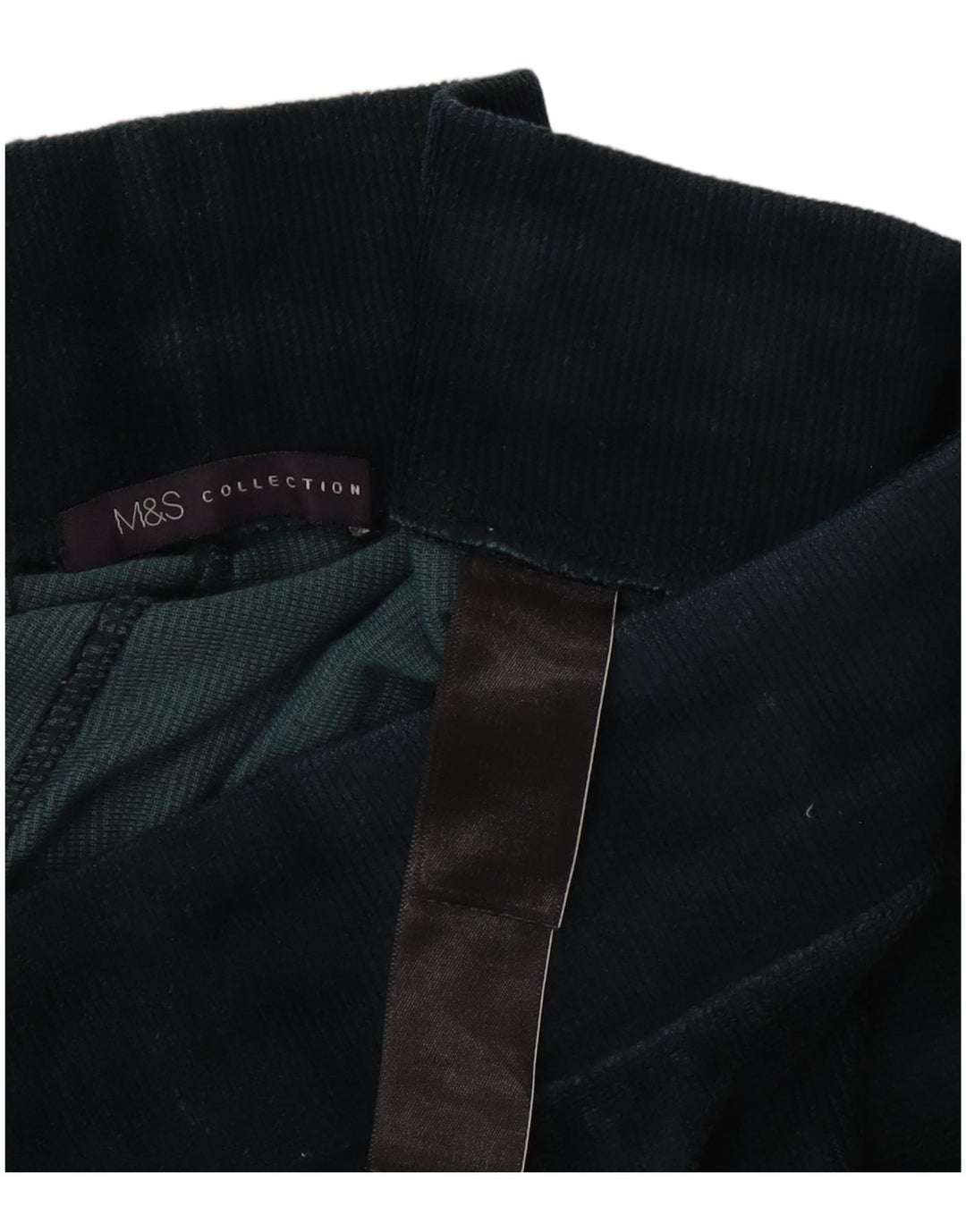 Leggings in velluto da donna Marks & Spencer UK 16 Large Verde