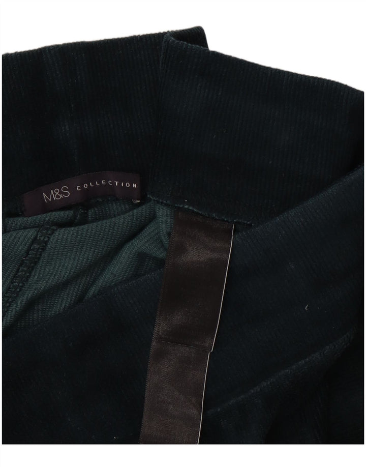 Leggings in velluto da donna Marks & Spencer UK 16 Large Verde