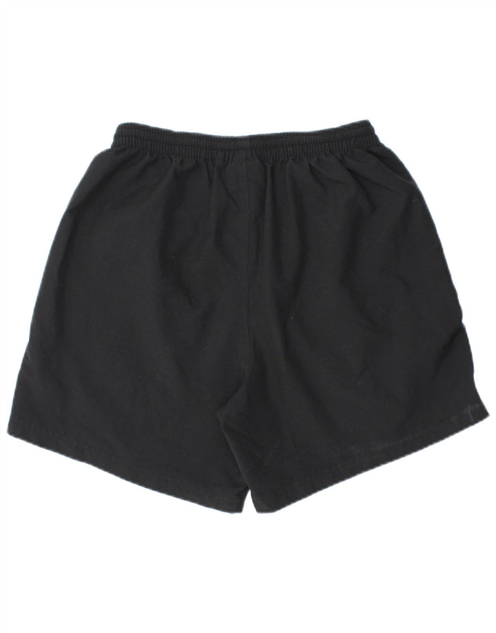 Pantaloncini sportivi da uomo Adidas medi neri in poliestere