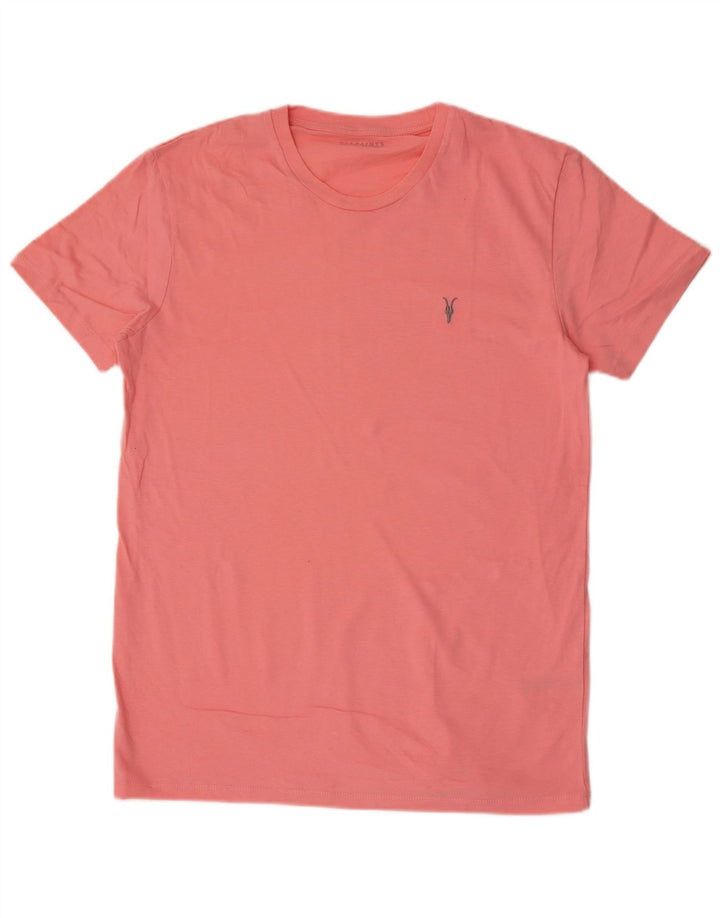 T-shirt da uomo All Saints Top in cotone rosa medio