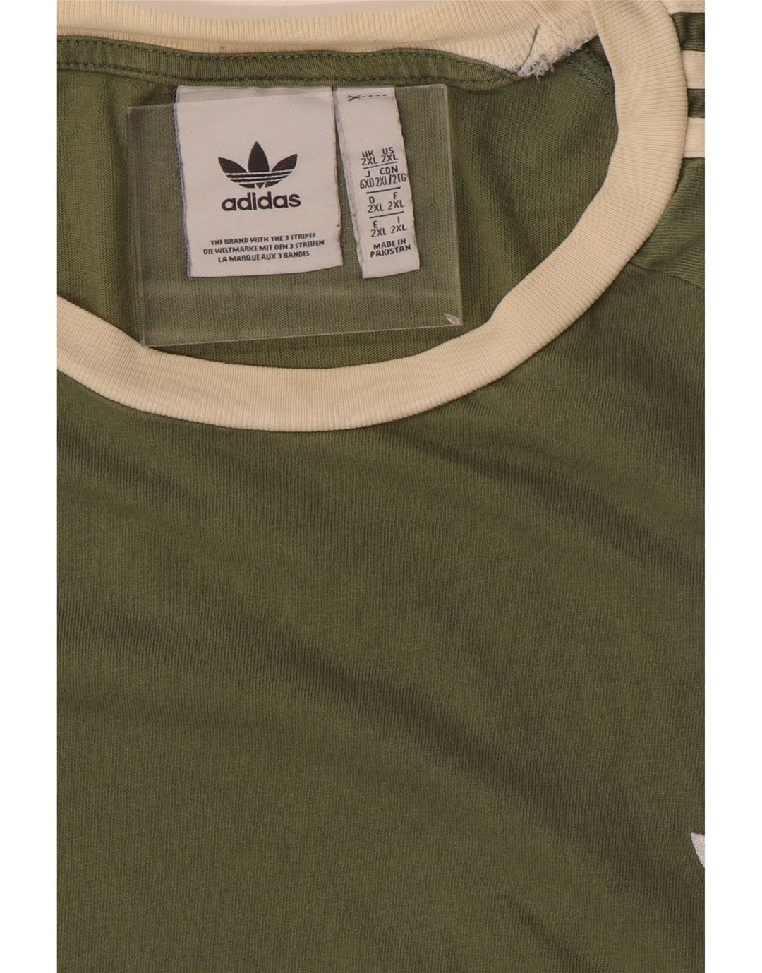 Maglietta Adidas da uomo Top 2XL Cachi