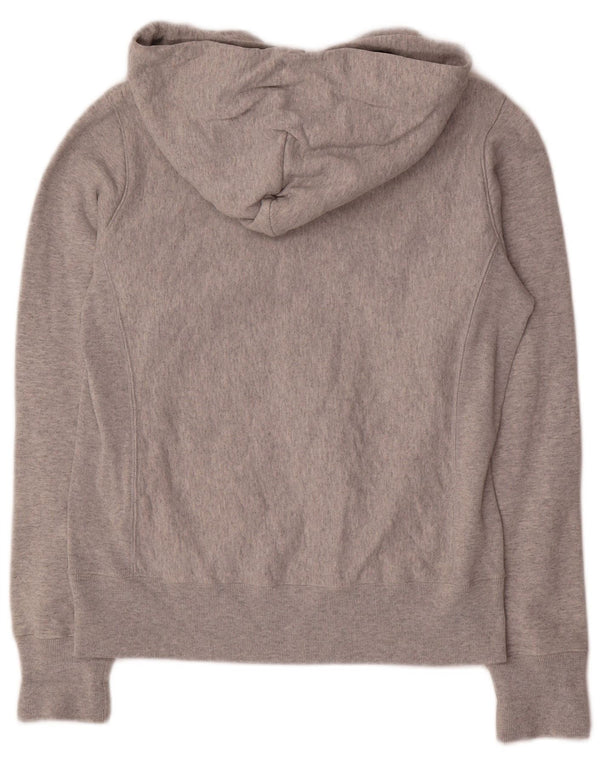 Maglione con cappuccio grafico Reverse Weave da donna CHAMPION UK 14 Grigio medio
