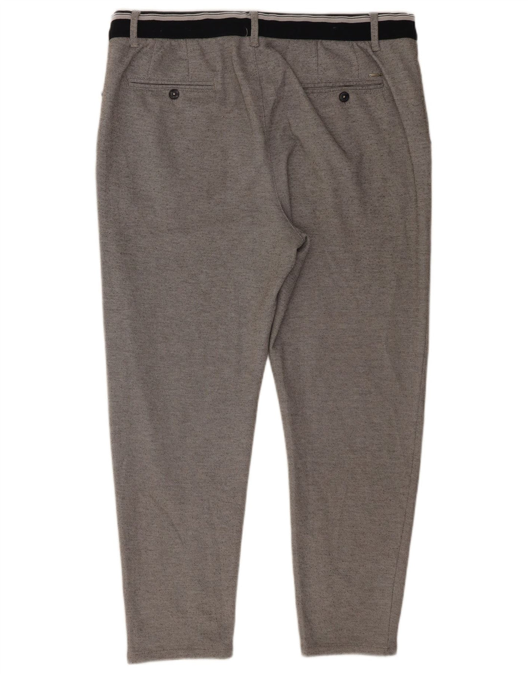 Pantaloni corti slim da uomo Zara XL W34 L26 poliestere grigio