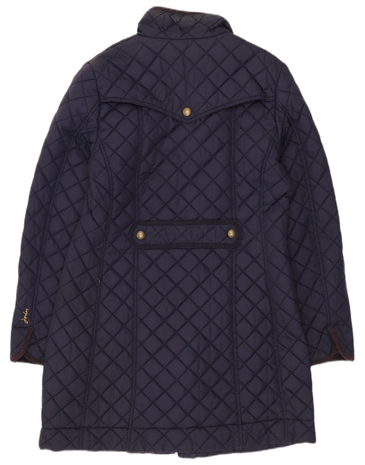Soprabito trapuntato da donna Joules UK 12 cotone medio blu navy