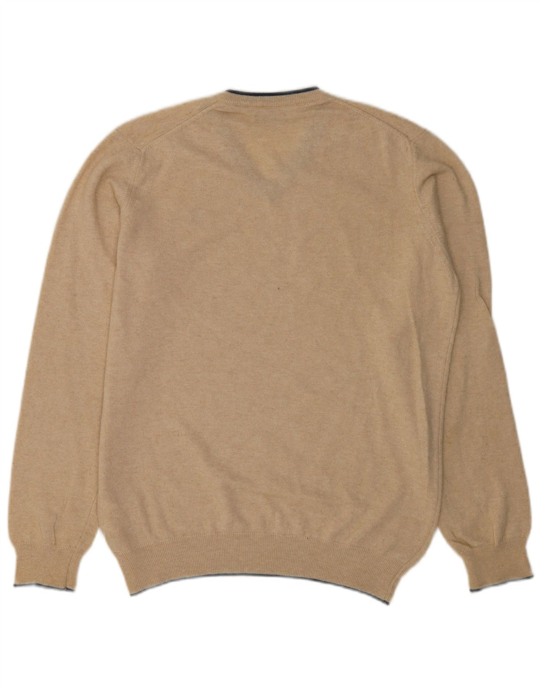 Maglione North Sails da uomo con scollo a V piccolo beige in poliammide