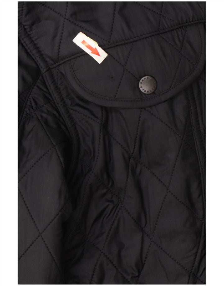 Giacca trapuntata con cappuccio da donna Barbour UK 12 Poliammide grigio medio