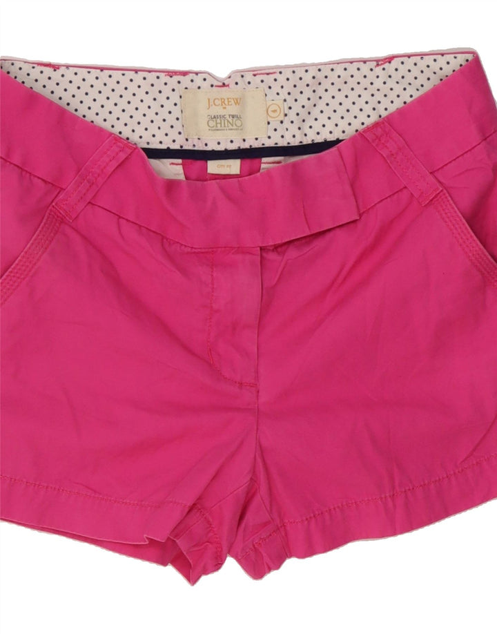 J. CREW Womens Chino Shorts US 4 Small W30  Pink Cotton Vintage J. Crew and Second-Hand J. Crew from Messina Hembry 