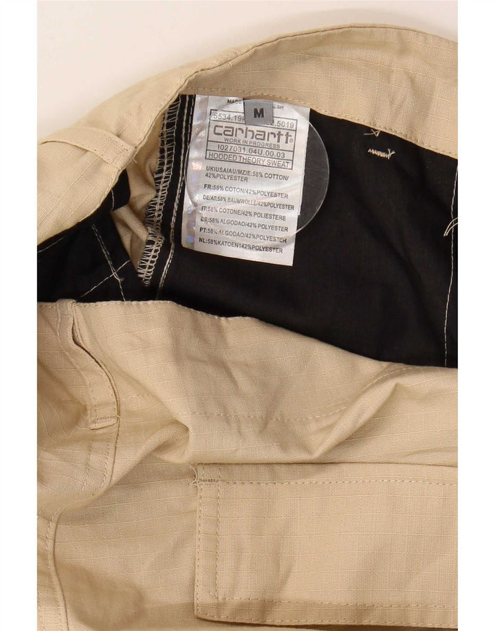 Pantaloni cargo dritti da uomo Carhartt medi W34 L29 cotone beige