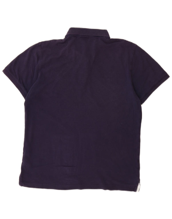 Polo da uomo GANT in cotone blu navy medio