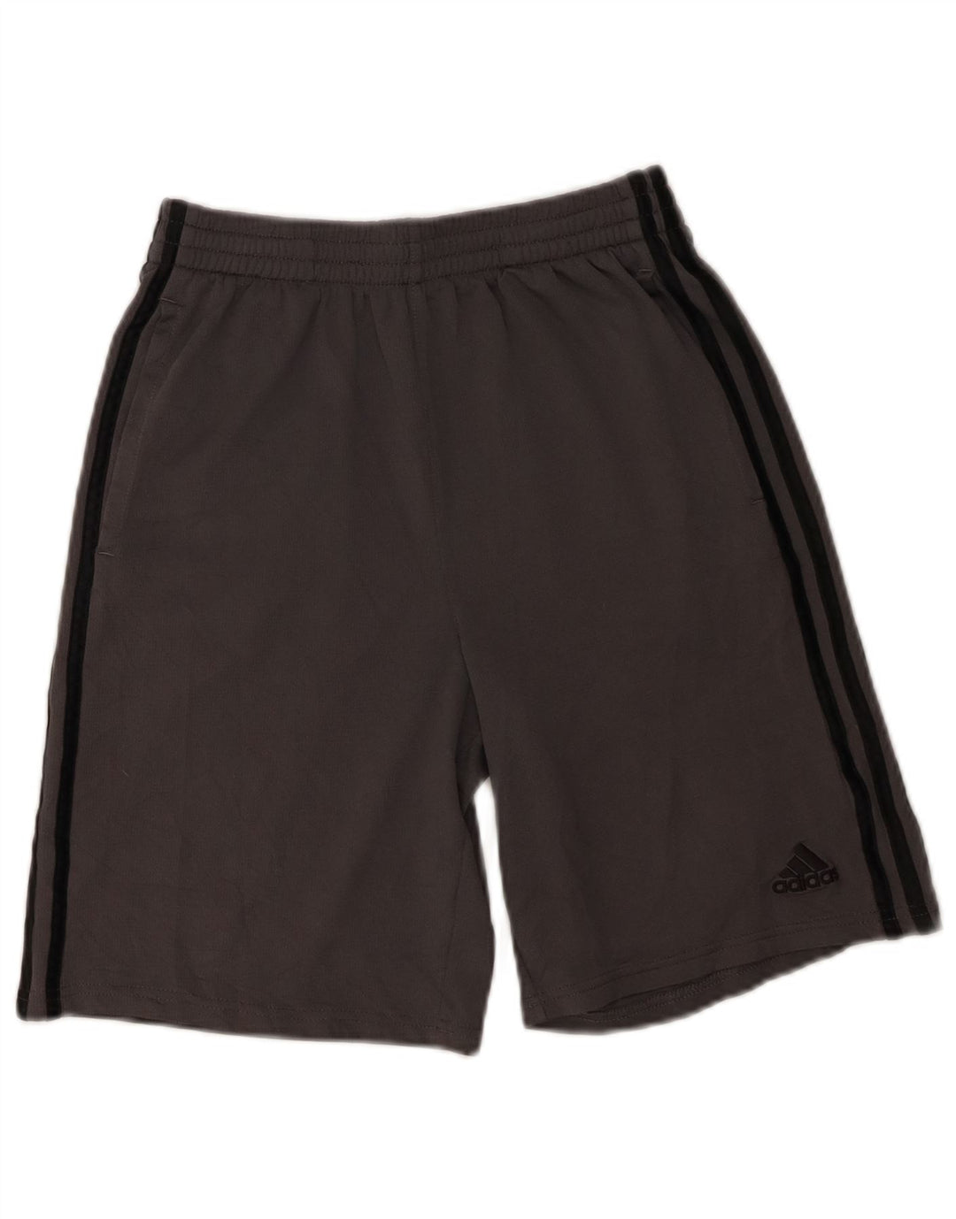 Pantaloncini sportivi Adidas da ragazzo 14-15 anni Large in poliestere grigio